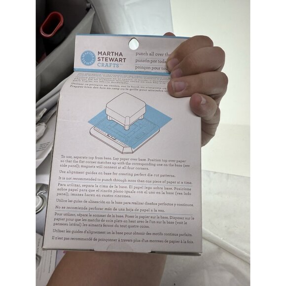 NEW Martha Stewart Craft LACE FLOWERS Punch All Over the Page EKSuccess Paper - Picture 4 of 5